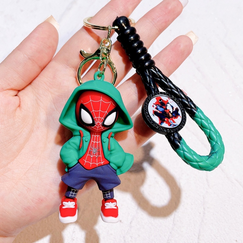 Men Accessories Pendant - Силиконовый брелок с изображением Человека-паука, супергерой