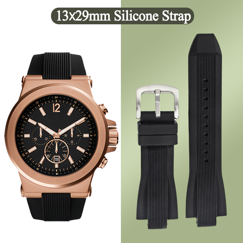 Men Accessories Mk - Силиконовый ремешок для часов 13x29 мм