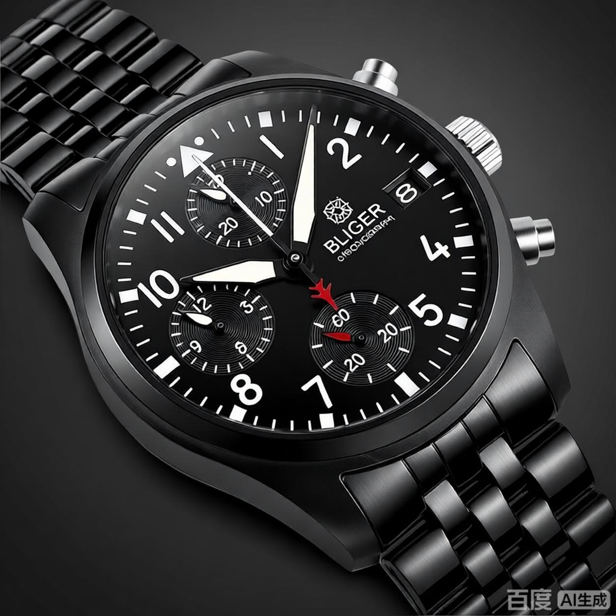 Часы BLIGER, полностью черные, – обзор и цена Men'S Accessories And Jewelry