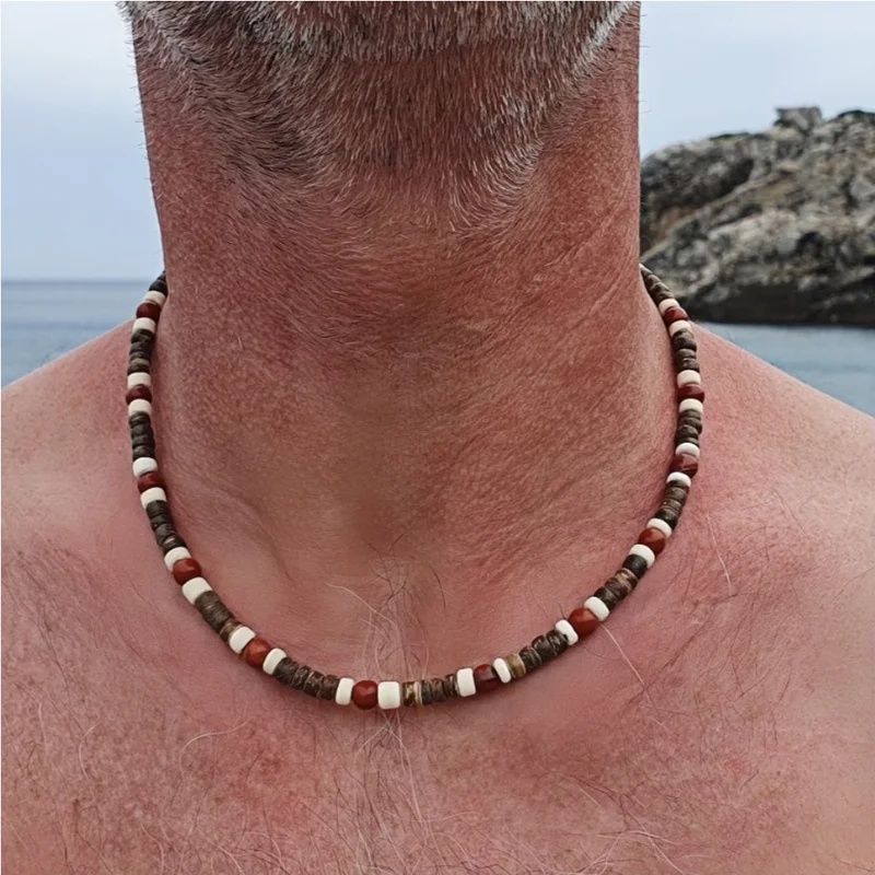 Богемное ожерелье из деревянны – обзор и цена Men'S Vacation Accessories